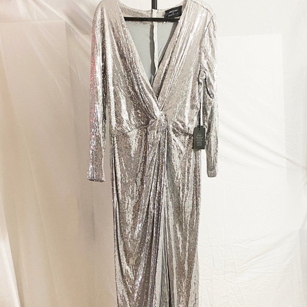 Jason Wu X ELOQUII Sequin Wrap Gown